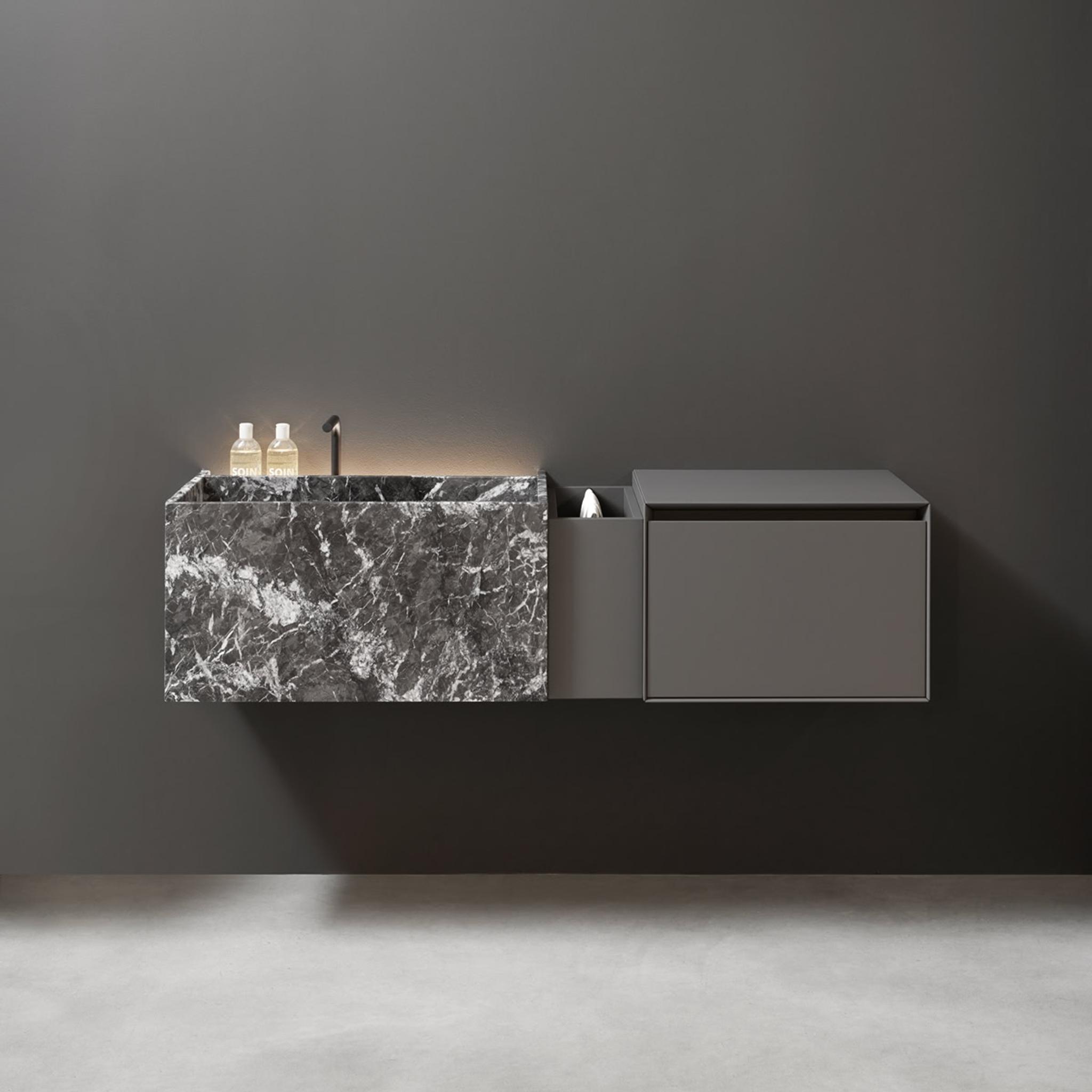 Lavabo MyStreet treo tường — lavabo đá tự nhiên Rochelle