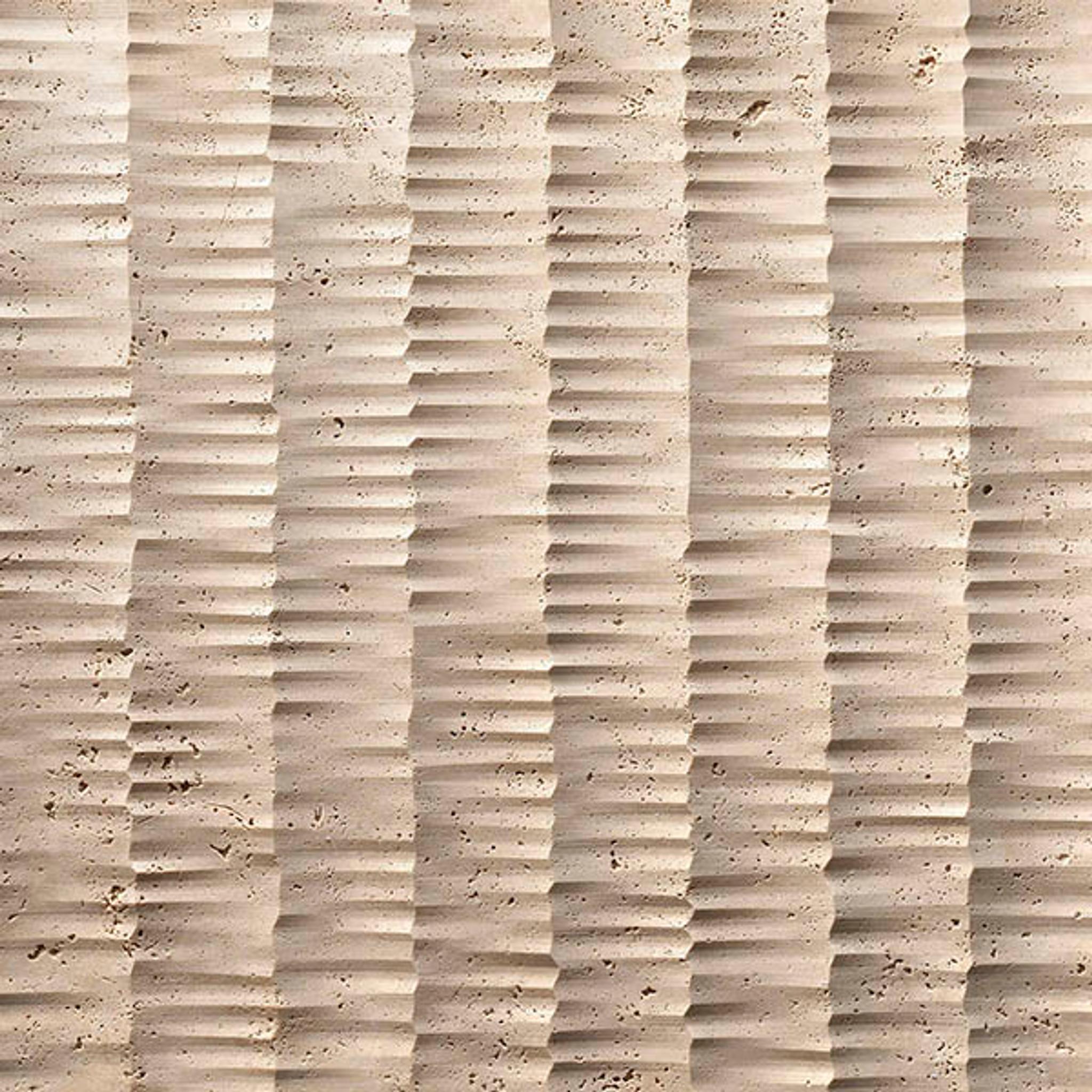 Vách đá 3D Tratto — bề mặt đá tự nhiên điêu khắc nổi khối, Lithos