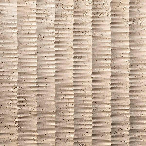 Vách đá 3D Tratto — bề mặt đá tự nhiên điêu khắc nổi khối, Lithos