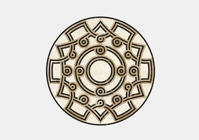 Hoa văn đá khảm marble Palermo — Rochelle Stone