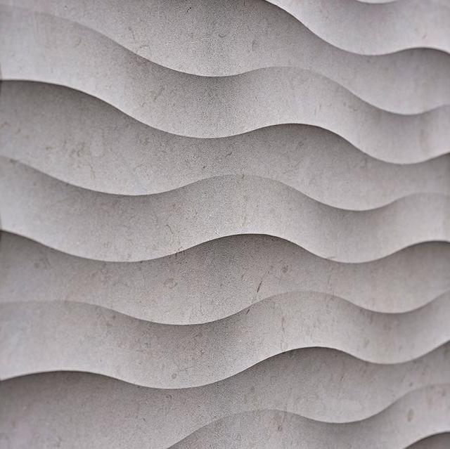 Vách đá 3D Fondo — bề mặt đá tự nhiên điêu khắc nổi khối, Lithos