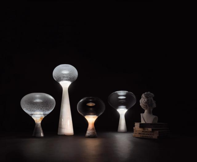 Đèn Magika — nội thất đá Rochelle Stone