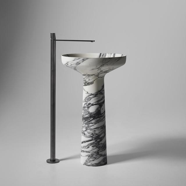 Lavabo Ago185 đặt sàn — lavabo đá tự nhiên Rochelle
