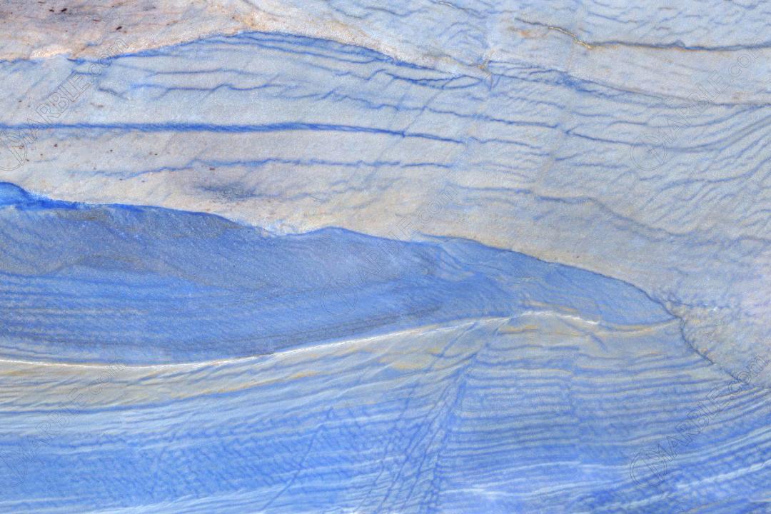 Đá Azul Macaubas — đá thạch anh tự nhiên (quartzite), ảnh bề mặt