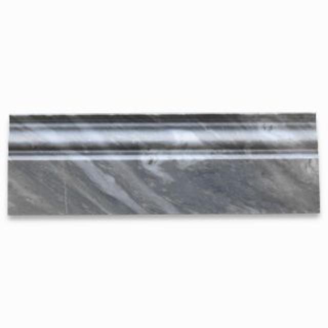 Phào chỉ đá Bardiglio Crown (phào đỉnh) — bề mặt mài mờ (honed), Rochelle Stone
