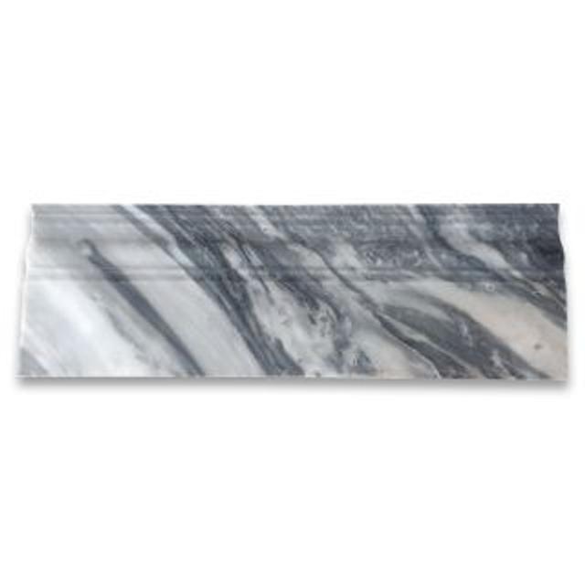 Phào chỉ đá Bardiglio Crown (phào đỉnh) — bề mặt đánh bóng (polished), Rochelle Stone