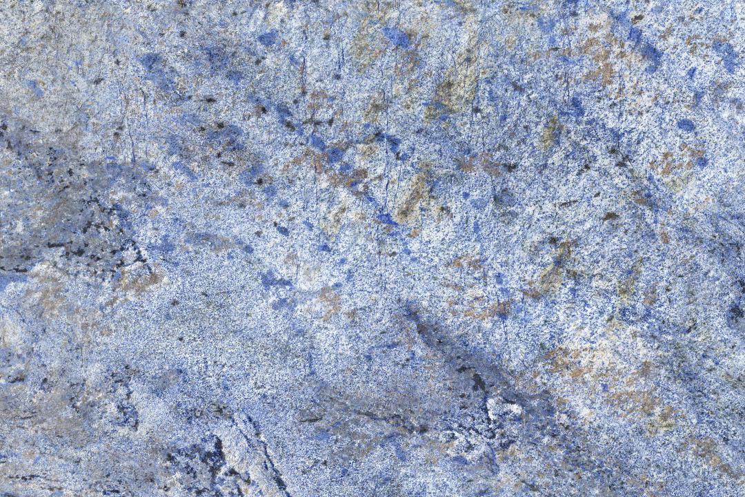 Đá Blue Bahia — đá granite (hoa cương), ảnh bề mặt