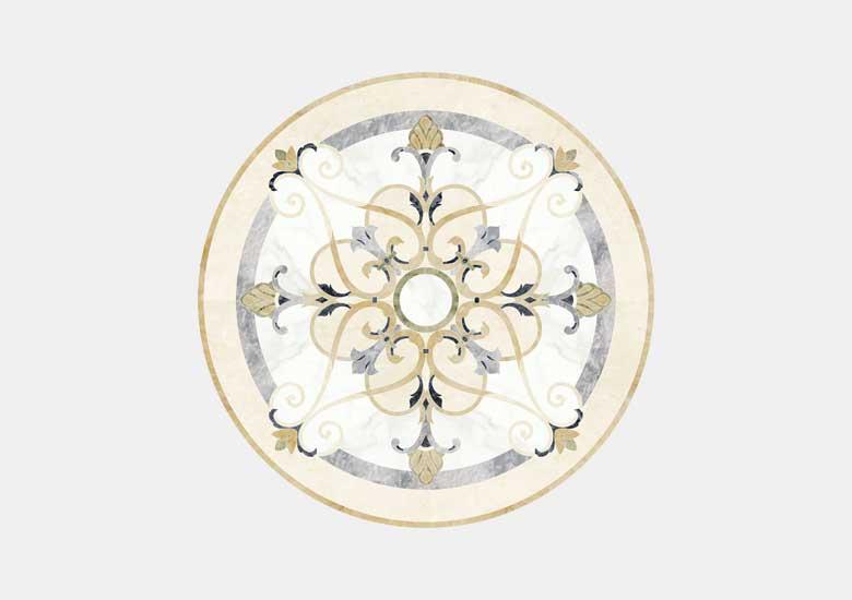 Hoa văn đá khảm marble Italian — Rochelle Couture