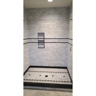 Phào chỉ đá Nero Marquina Baseboard (phào chân tường) — bề mặt mài mờ (honed), Rochelle Couture