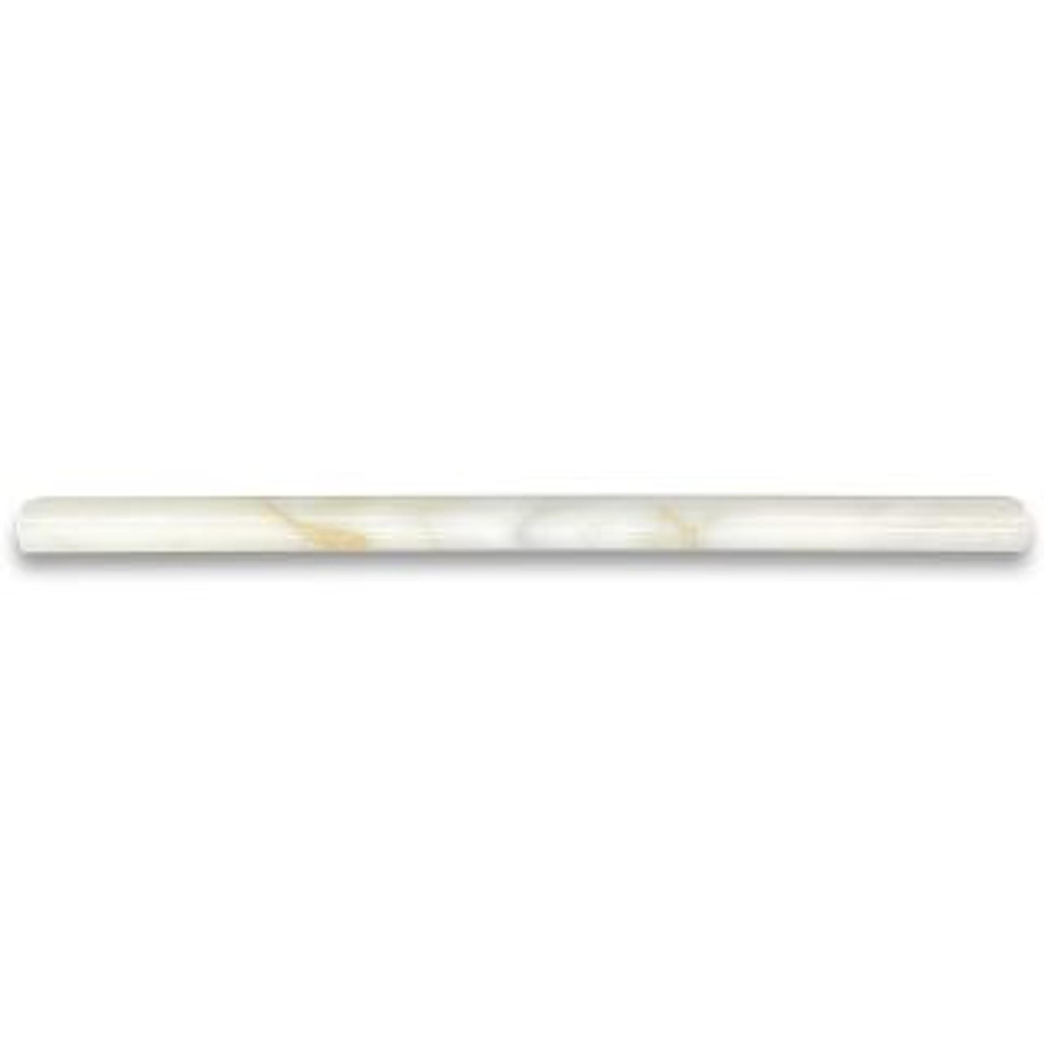 Phào chỉ đá Calacatta Gold Pencil Liner (chỉ mảnh) — bề mặt đánh bóng (polished), Rochelle Couture