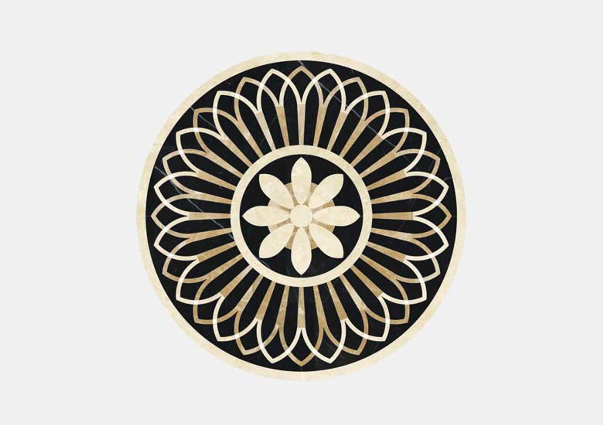 Hoa văn đá khảm marble Doric — Rochelle Couture
