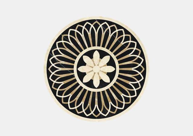 Hoa văn đá khảm marble Doric — Rochelle Stone