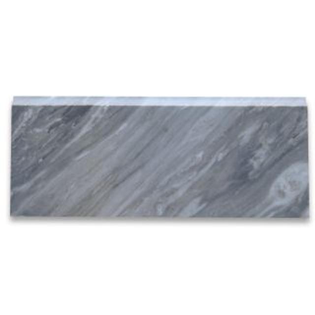 Phào chỉ đá Bardiglio Baseboard (phào chân tường) — bề mặt mài mờ (honed), Rochelle Stone