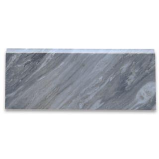 Phào chỉ đá Bardiglio Baseboard (phào chân tường) — bề mặt mài mờ (honed), Rochelle Couture