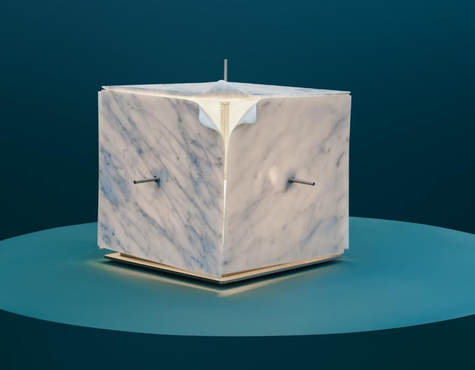 Đèn đá — Marble trắng Carrara