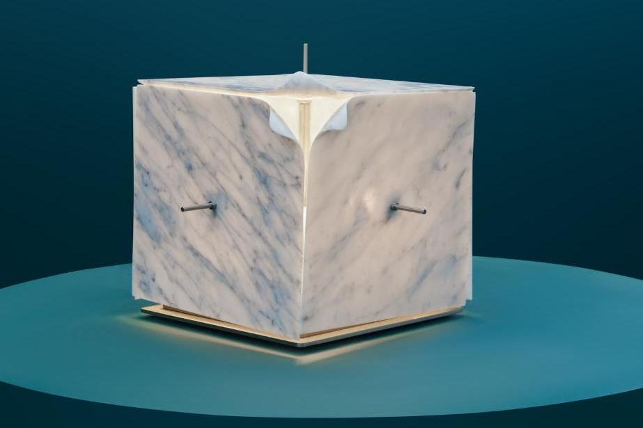 Đèn đá — Marble trắng Carrara