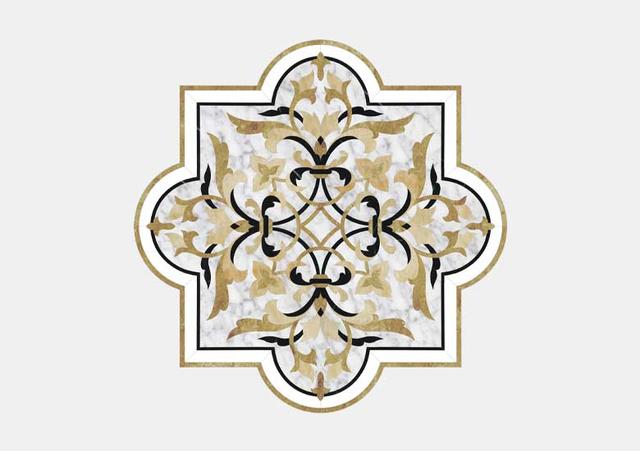 Hoa văn đá khảm marble Florence — Rochelle Stone