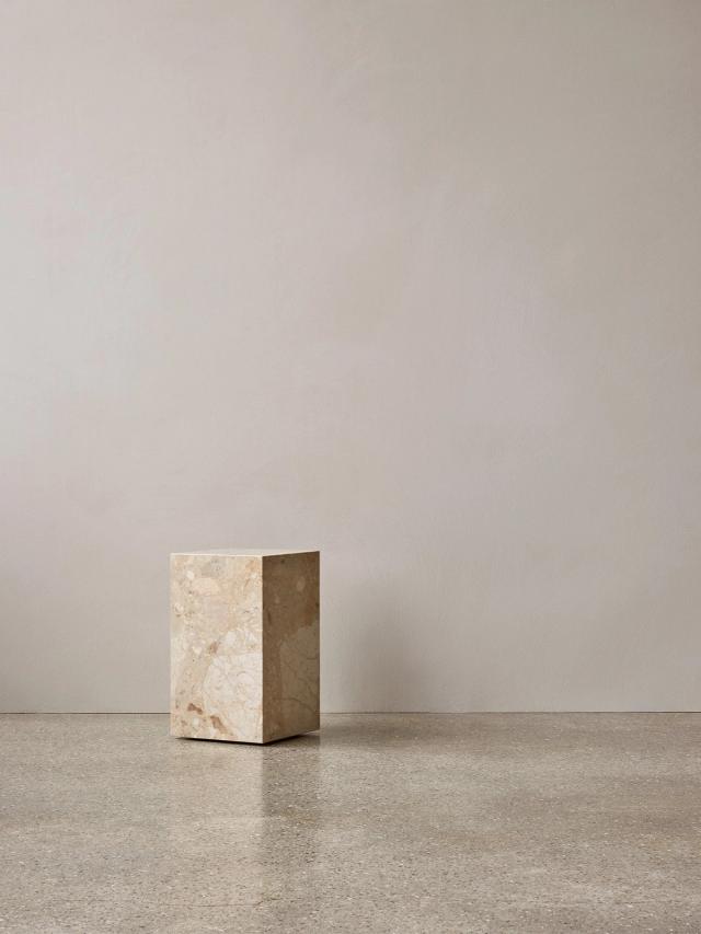 Đôn Plinth Tall — nội thất đá Rochelle Stone
