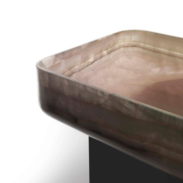 Lavabo đá dạng khối VIII — nội thất đá Rochelle Stone