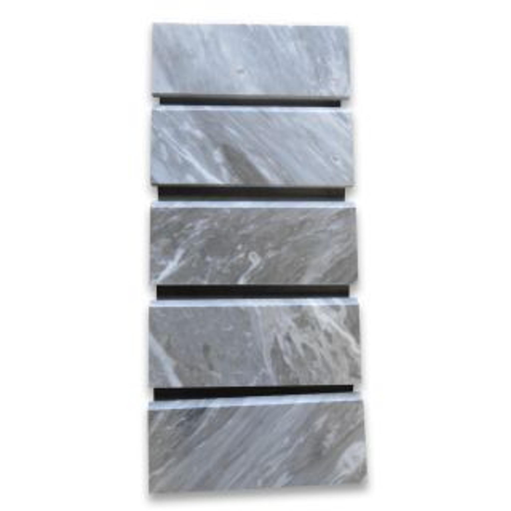 Phào chỉ đá Bardiglio Baseboard (phào chân tường) — bề mặt mài mờ (honed), Rochelle Couture