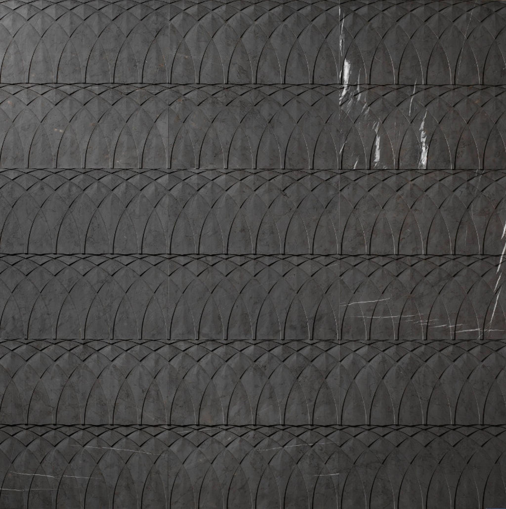 Vách đá 3D Volta — bề mặt đá tự nhiên điêu khắc nổi khối, Lithos