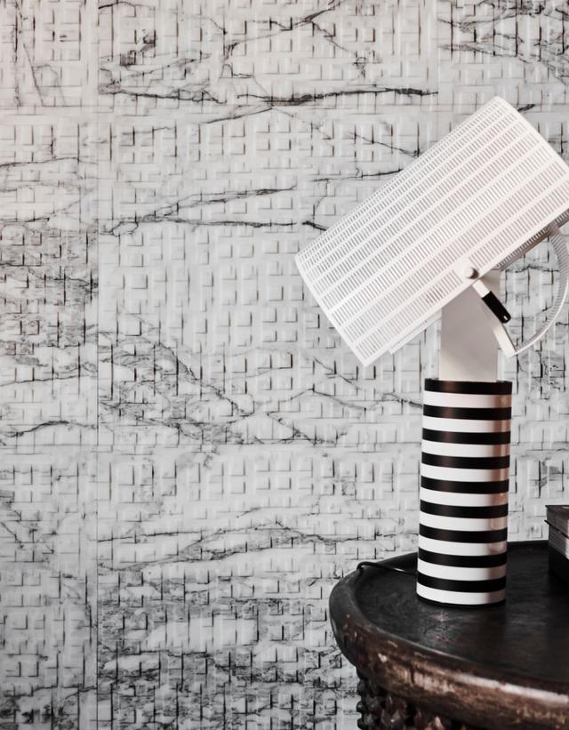 Vách đá 3D Polis — bề mặt đá tự nhiên điêu khắc nổi khối, Lithos