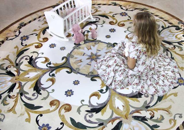 Hoa văn đá khảm marble Novana — Rochelle Stone