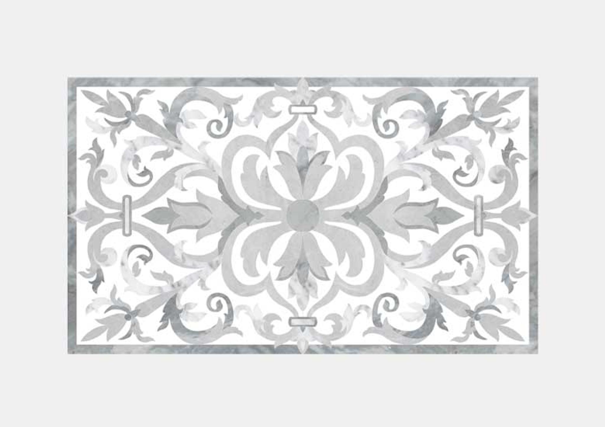 Hoa văn đá khảm marble Edwardian — Rochelle Couture