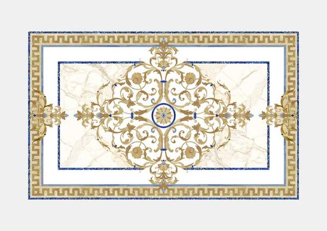 Hoa văn đá khảm marble Riviera — Rochelle Stone
