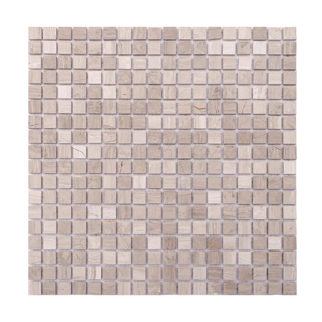 Grigio Imperiale Marble Square Mosaic Tiles 15X15 — mosaic vuông bằng đá marble tự nhiên