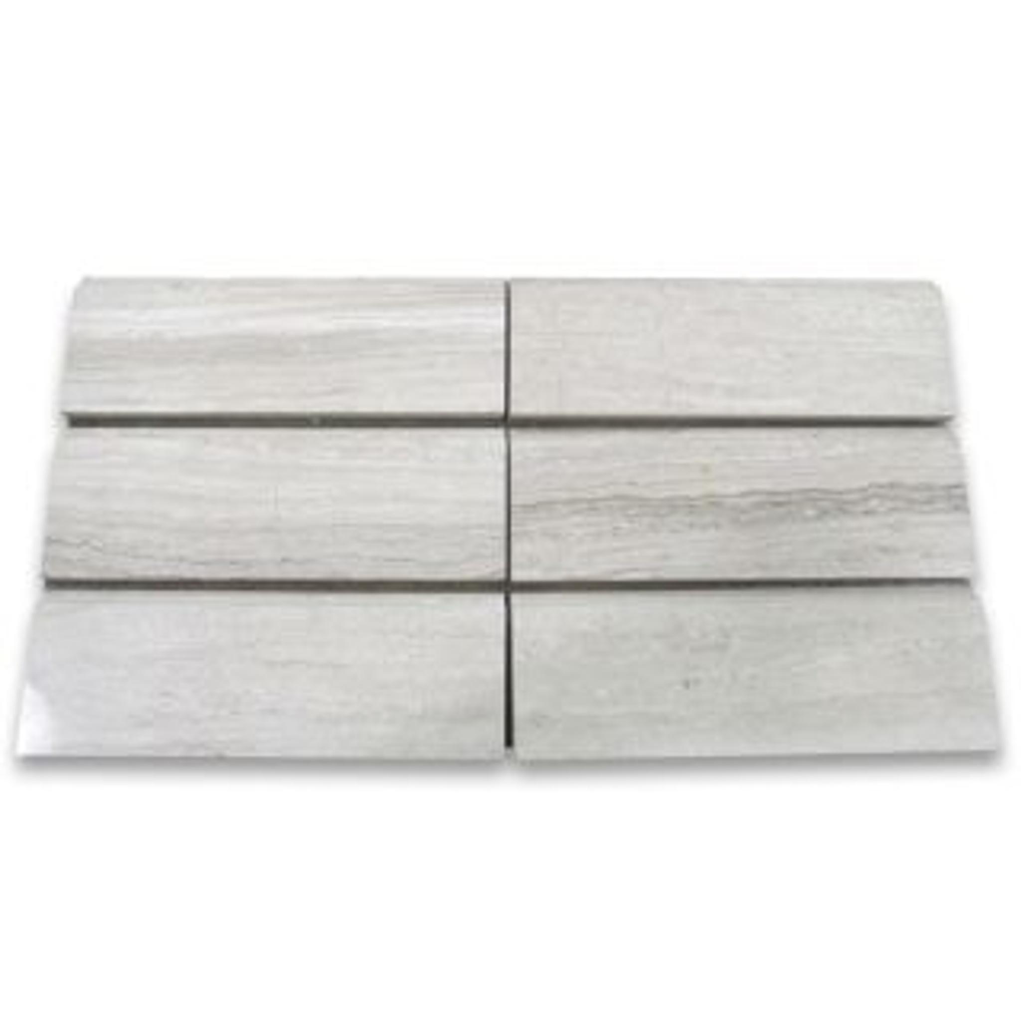 Phào chỉ đá Athens Silver Cream Baseboard (phào chân tường) — bề mặt đánh bóng (polished), Rochelle Couture