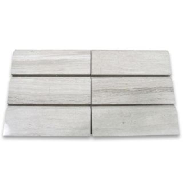Phào chỉ đá Athens Silver Cream Baseboard (phào chân tường) — bề mặt đánh bóng (polished), Rochelle Stone