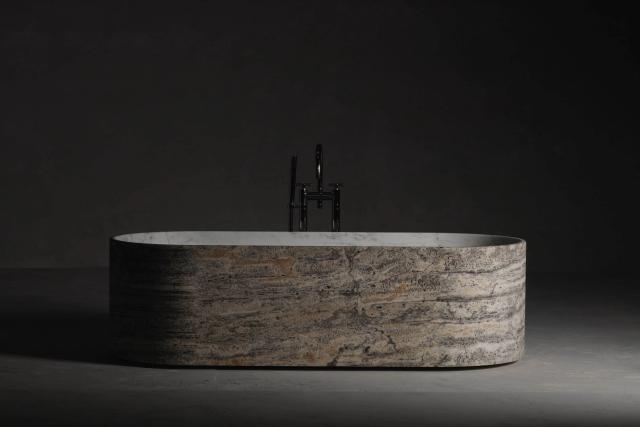 Bồn tắm Blessed — nội thất đá Rochelle Stone
