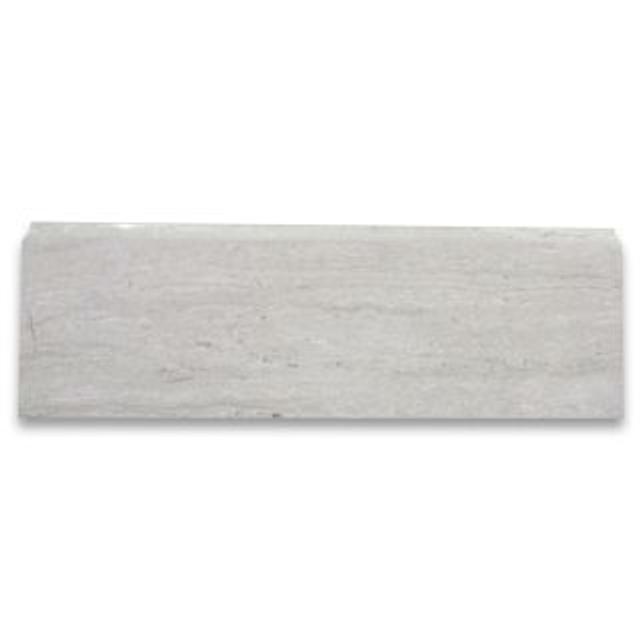 Phào chỉ đá Athens Silver Cream Baseboard (phào chân tường) — bề mặt đánh bóng (polished), Rochelle Stone
