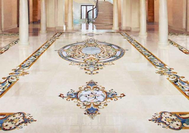 Hoa văn đá khảm marble Chateau — Rochelle Stone