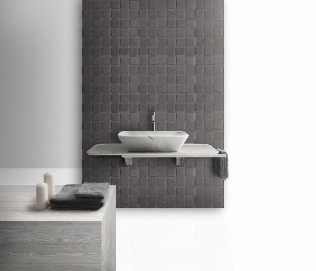 Lavabo đá dạng khối VII — nội thất đá Rochelle Stone