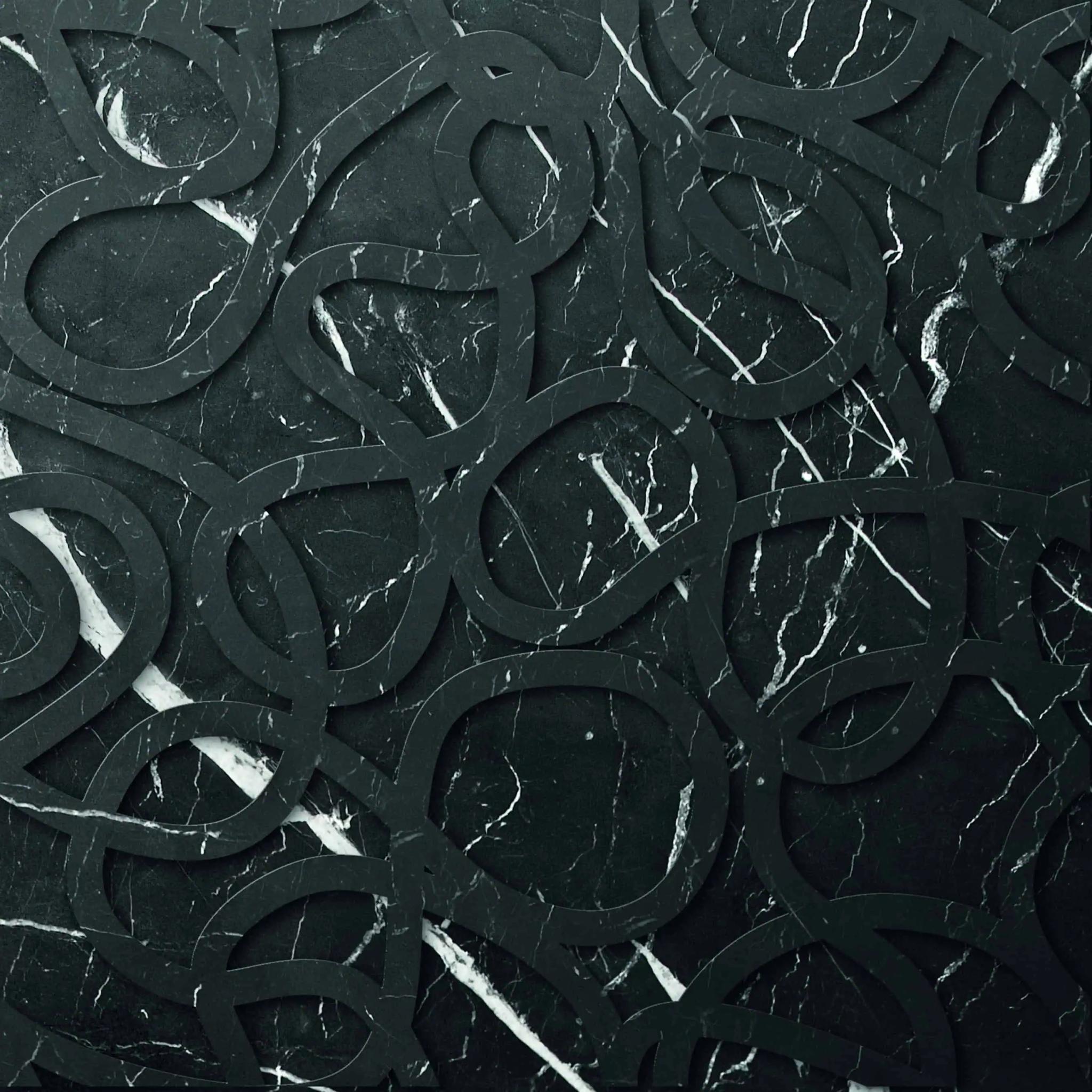 Vách đá 3D Picto — bề mặt marble điêu khắc nổi khối, Kreoo