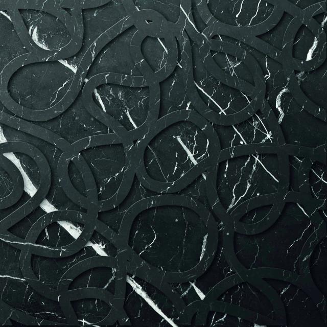 Vách đá 3D Picto — bề mặt marble điêu khắc nổi khối, Kreoo