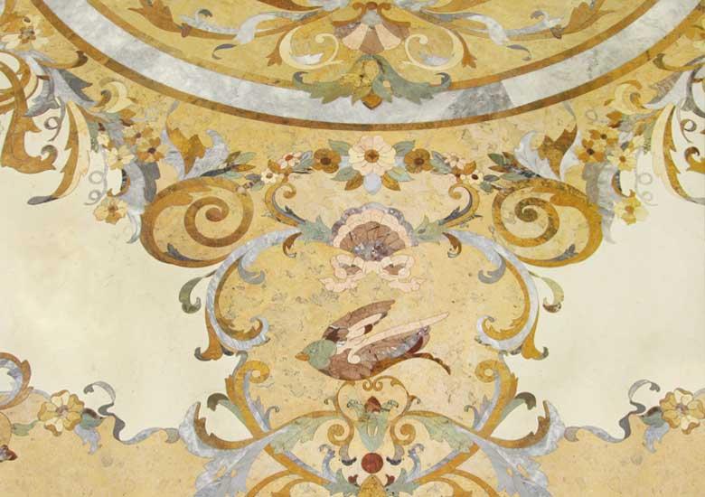 Hoa văn đá khảm marble Parisian — Rochelle Couture