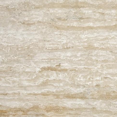Đá Travertine — đá vôi vân lớp tông ấm — vân đá cận cảnh