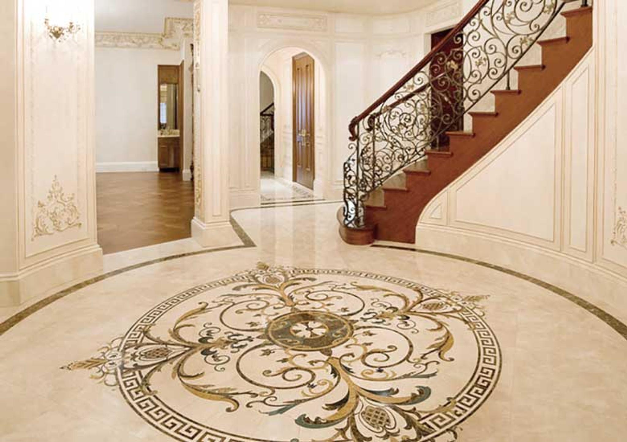 Hoa văn đá khảm marble European — Rochelle Couture