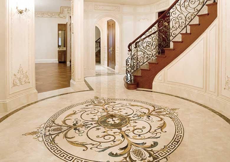 Hoa văn đá khảm marble European — Rochelle Couture