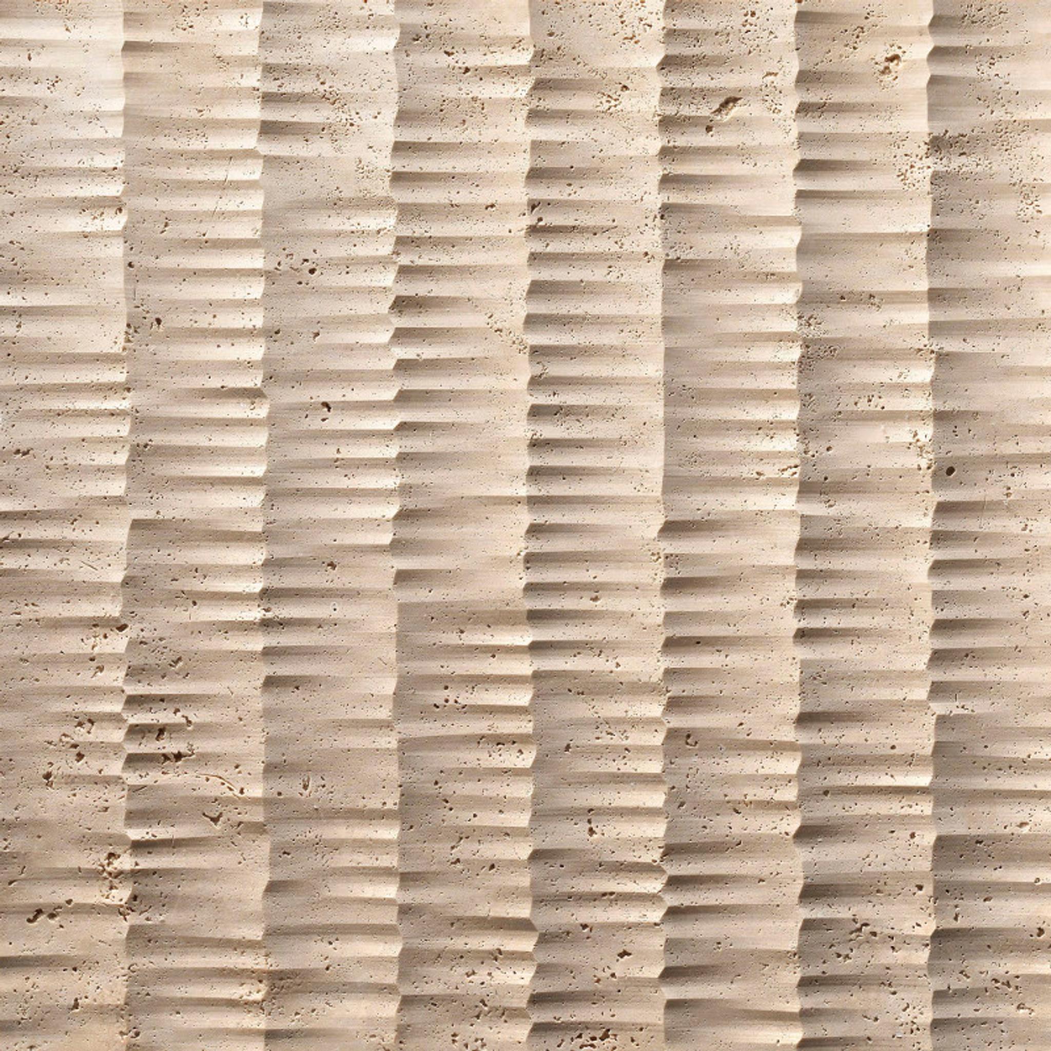 Vách đá 3D Tratto — bề mặt đá tự nhiên điêu khắc nổi khối, Lithos