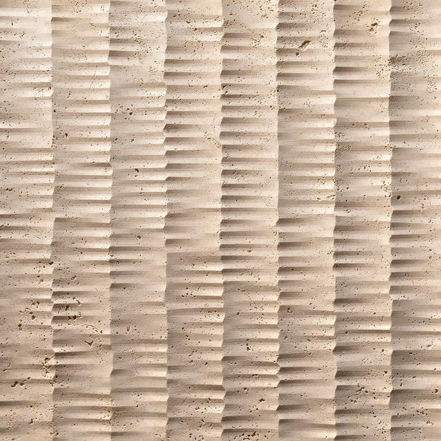 Vách đá 3D Tratto — bề mặt đá tự nhiên điêu khắc nổi khối, Lithos