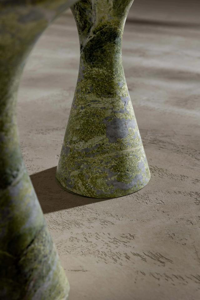 Đôn đá VI — nội thất đá Rochelle Stone