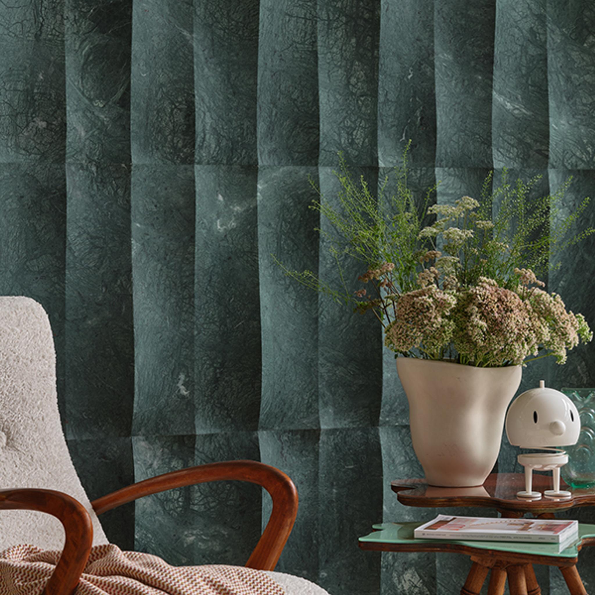 Vách đá 3D Palladio — bề mặt đá tự nhiên điêu khắc nổi khối, Lithos