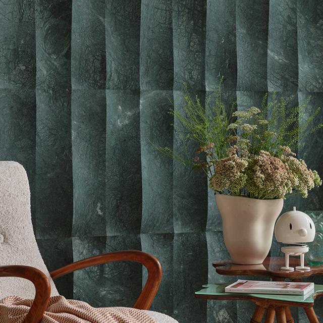 Vách đá 3D Palladio — bề mặt đá tự nhiên điêu khắc nổi khối, Lithos