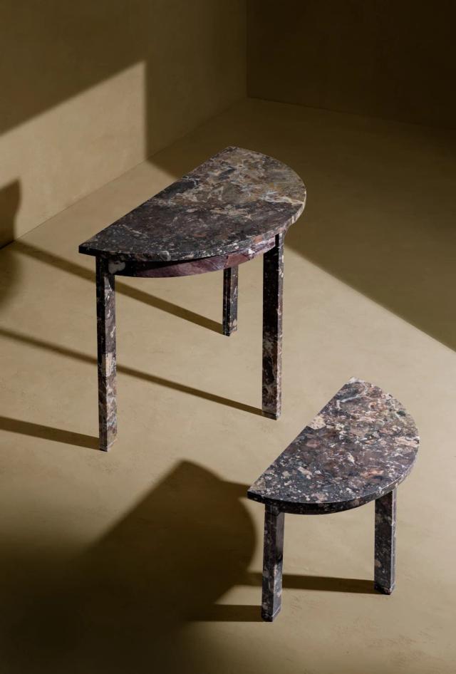 Bàn console đá — nội thất đá Rochelle Stone