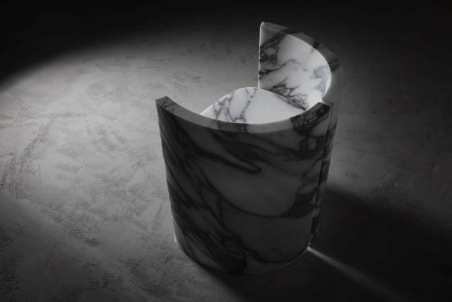 Đôn đá VIII — nội thất đá Rochelle Stone