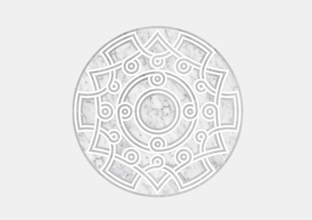 Hoa văn đá khảm marble Palermo — Rochelle Stone
